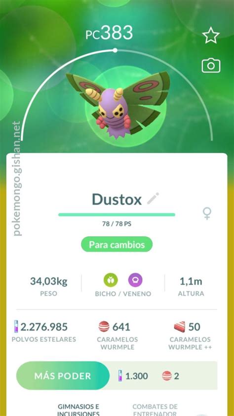dustox pokemon go